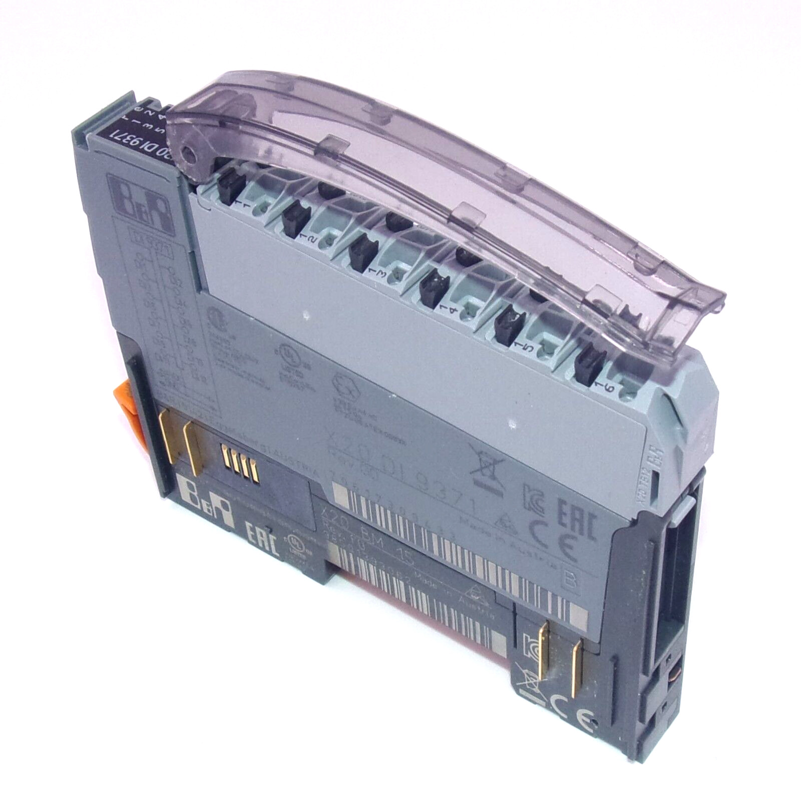 B&R Automation 24VDC 12-Channel Digital Input Module X20 DI 9371 w/ X20 BM 15
