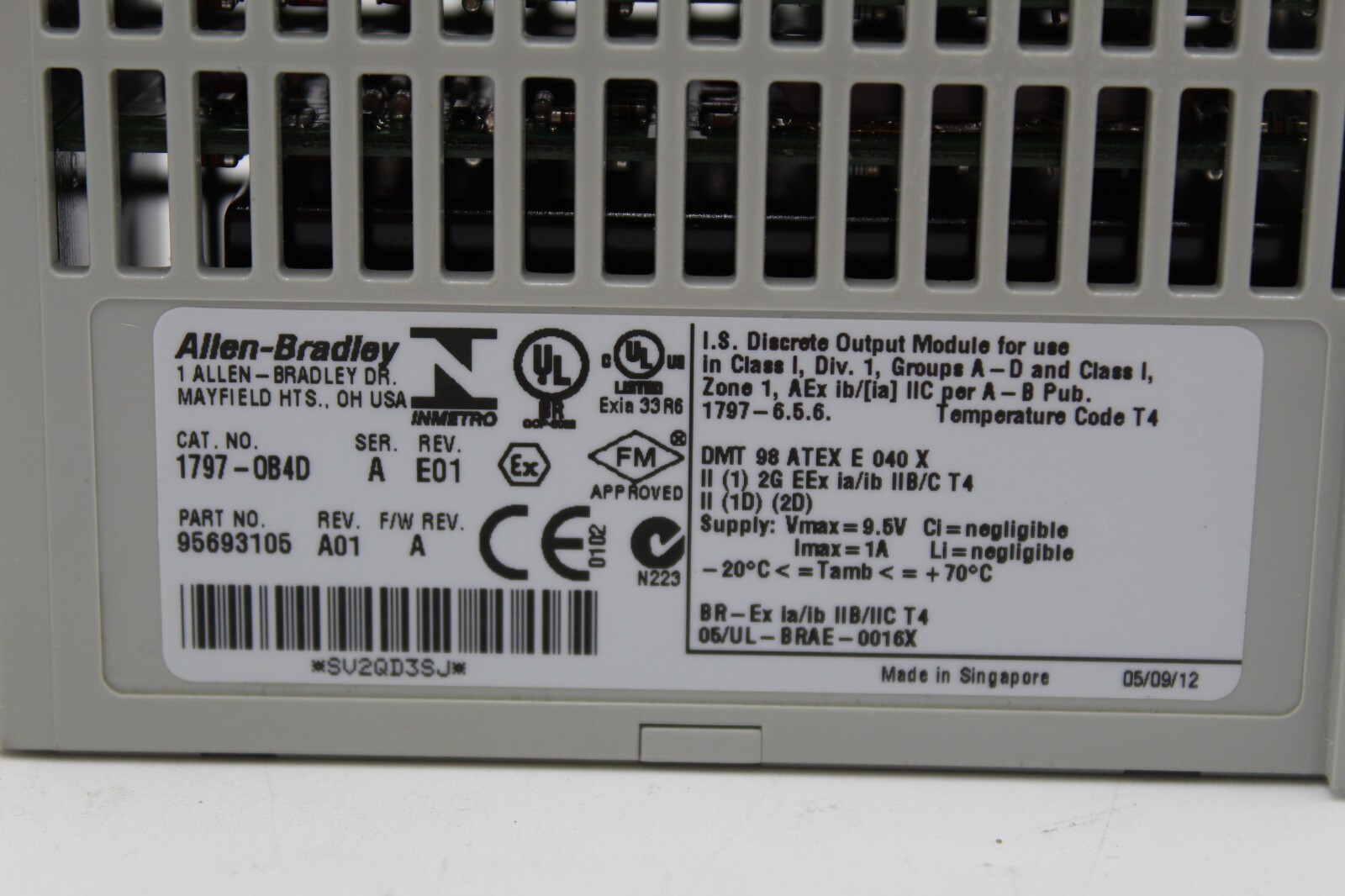 Allen Bradley 1797-OB4D Output Module