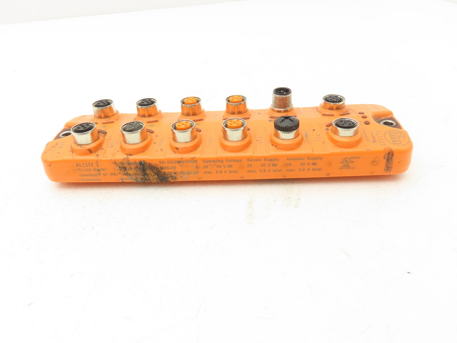 IFM AL1222 IO-Link Master With Industrial Ethernet Interface 8 IP67 One Bad Port