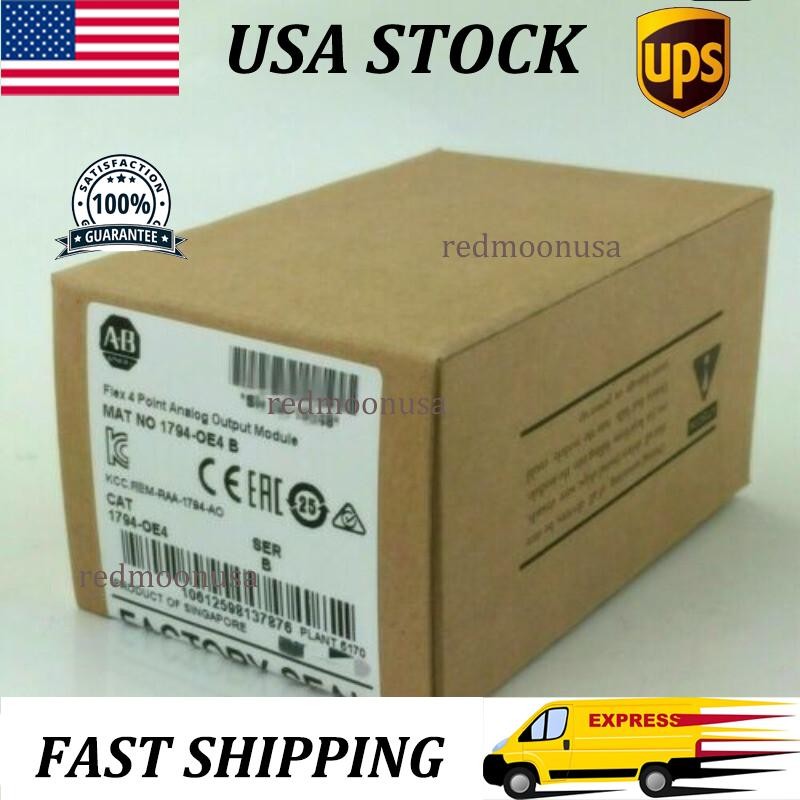 New Sealed AB 1794-OE4 B 1794-0E4 Flex 4 Point Analog Output Module 1794OE4