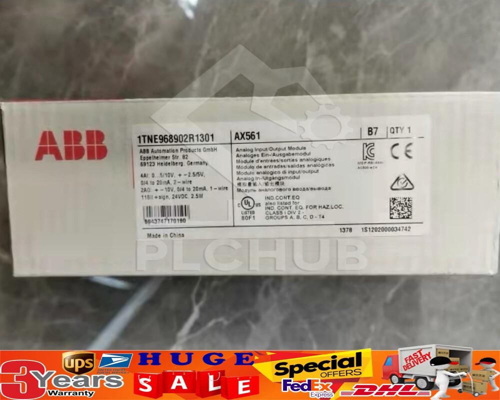 1pc ABB AX561 Analog Input/Output Module 1TNE968902R1301
