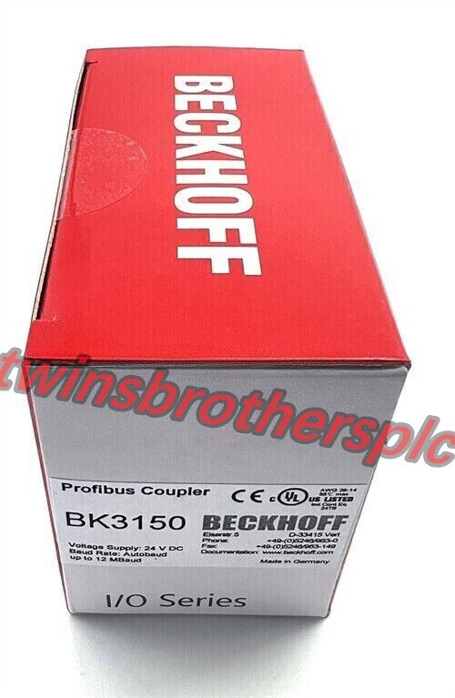 NEW IN BOX BECKHOFF BK3150 PROFIBUS Bus Coupler