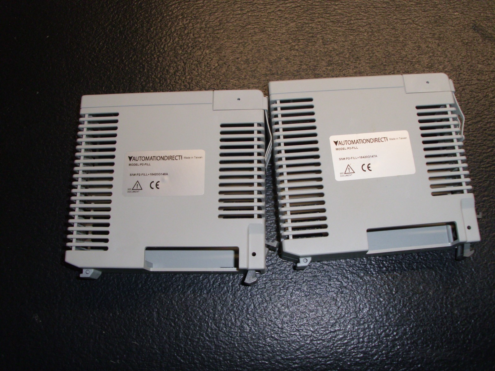 Lot of (2) Automation Direct P2-FILL Filler modules production 2000