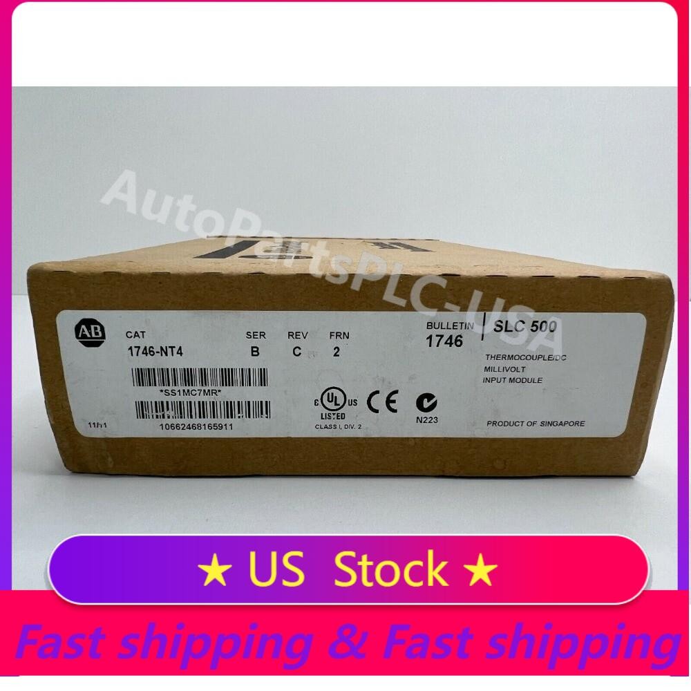 New Factory Sealed AB 1746-NT4 SLC 500 Input Module PLC 1746NT4 US Free Tax