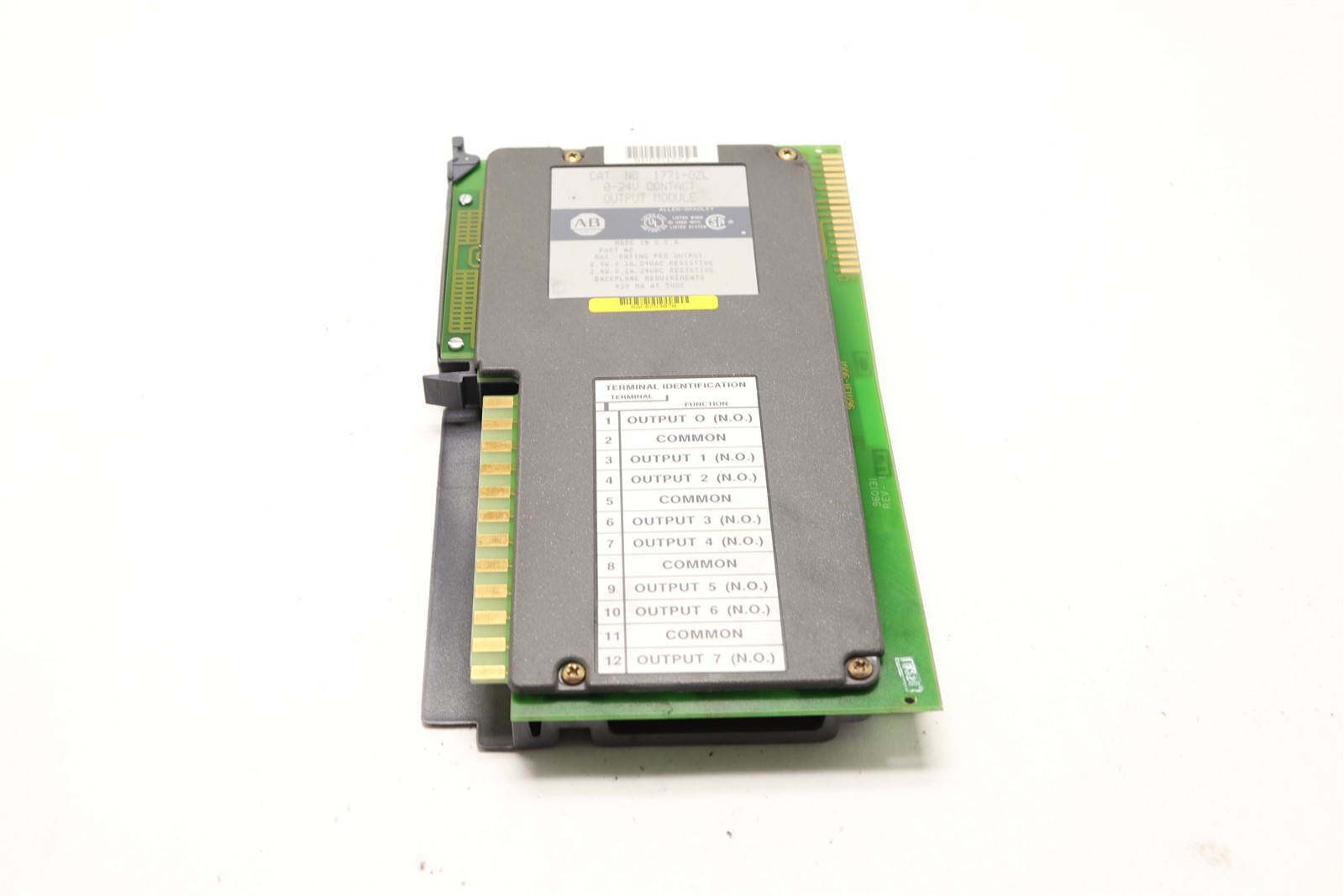 ALLEN BRADLEY 0-24V CONTACT OUTPUT MODULE 1771-OZL