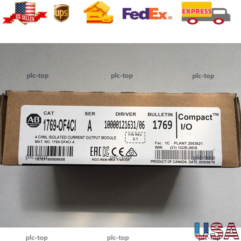 New Sealed 1769-OF4CI CompactLogix 4 Pt A/O Current Module 1769OF4CI AB