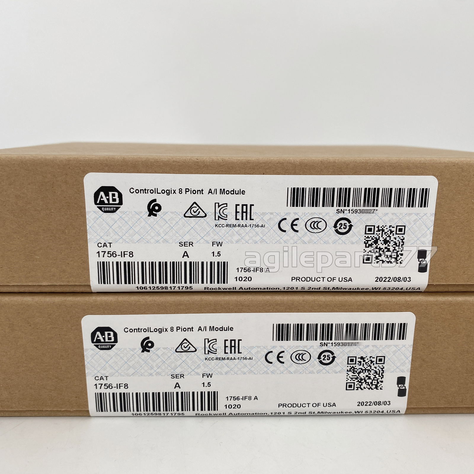 Allen Bradley 1756-IF8 AB ControlLogix Point A/I Module 1756IF8 New US Stock