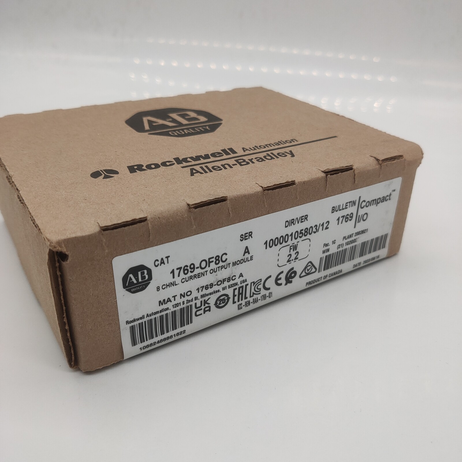 1769-OF8C New NEW AB 1769 OF8C/A CompactLogix 8 Pt A/O Current Module US