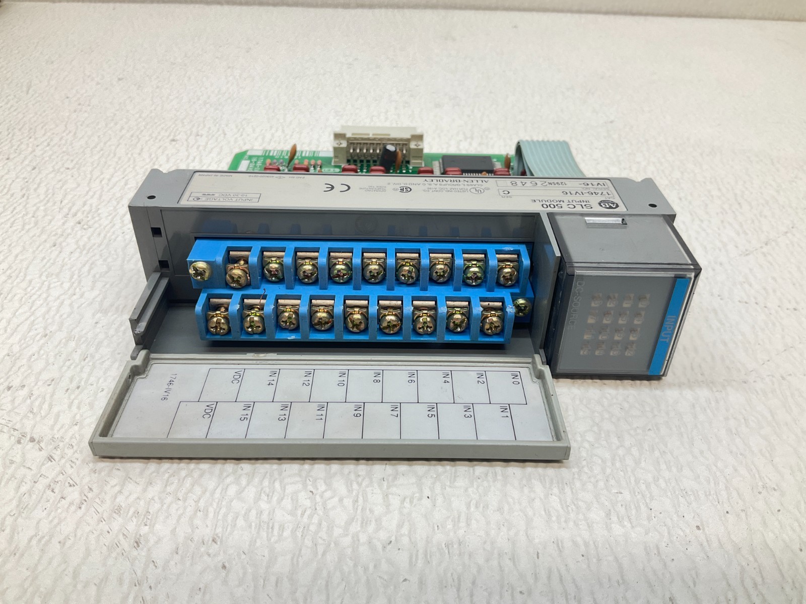Allen Bradley 1746-IV16 Ser. C Input Module SLC 500 1746IV16 10 – 30 VDC (TBI)