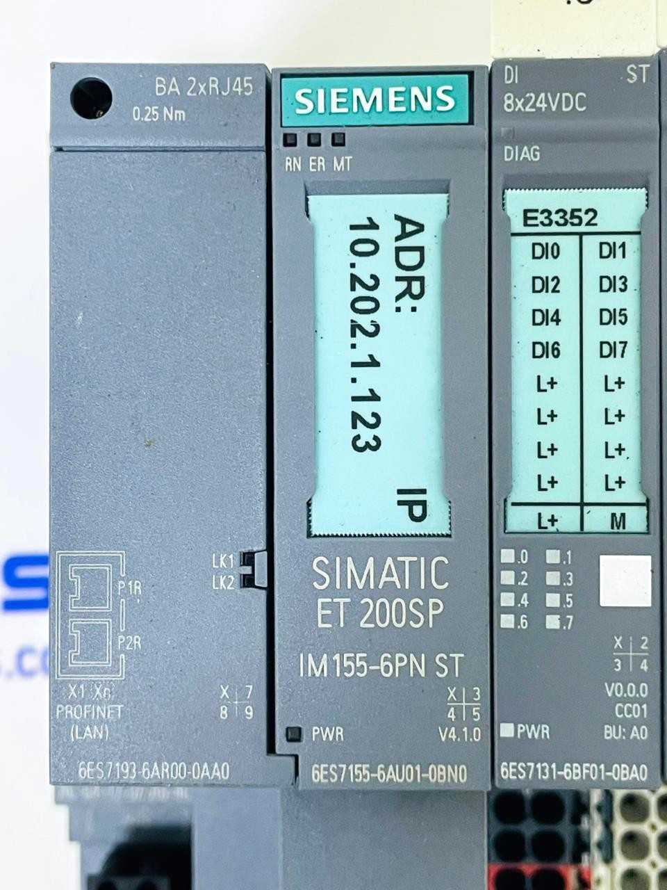SIEMENS 6ES7135-6HD00-0BA1 I/O Module 6ES7193-6AR00-0AA0 6ES7155-6AU01-0BN0