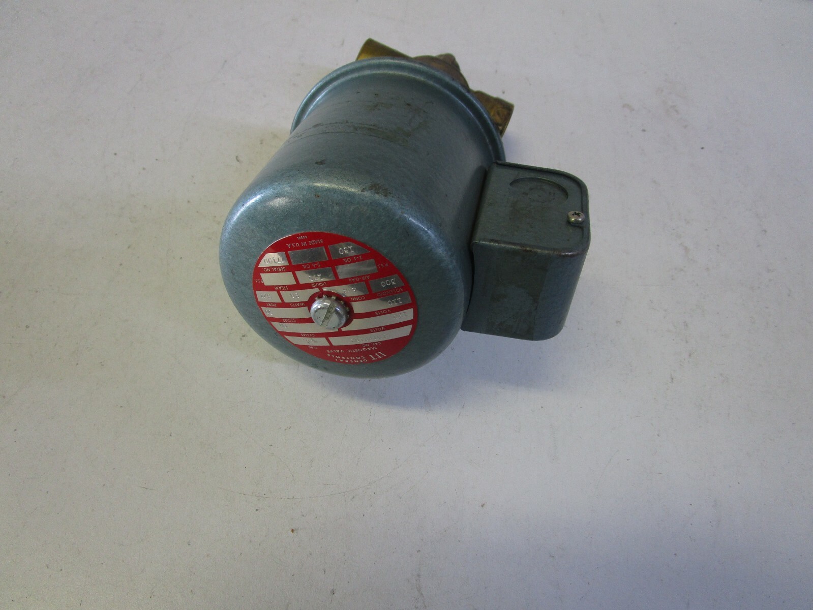 ITT GENERAL CONTROLS K15TF2152 MAGNETIC VALVE – USED – FREE SHIPPING