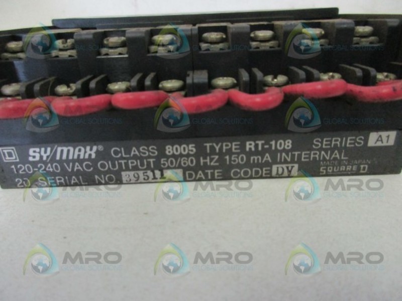 SQUARE D 8005-RT-108 OUTPUT MODULE UNMP