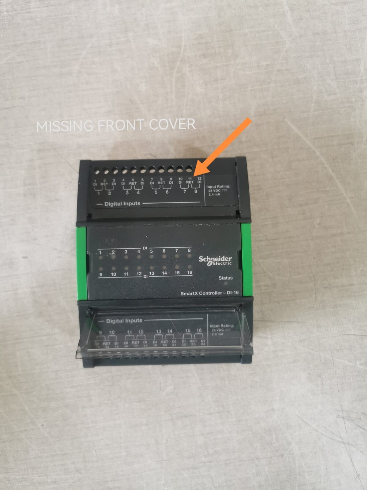 DI-16 Schneider Electric SXWDI16XX10001 I/O Module – WITHOUT FRONT COVER & BASE