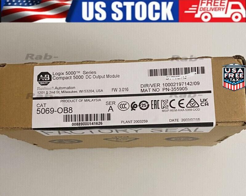 NEW AB 5069-OB8 Compact I/O 8-Ch Output Module 5069-OB8 Fast Ship US Free Tax