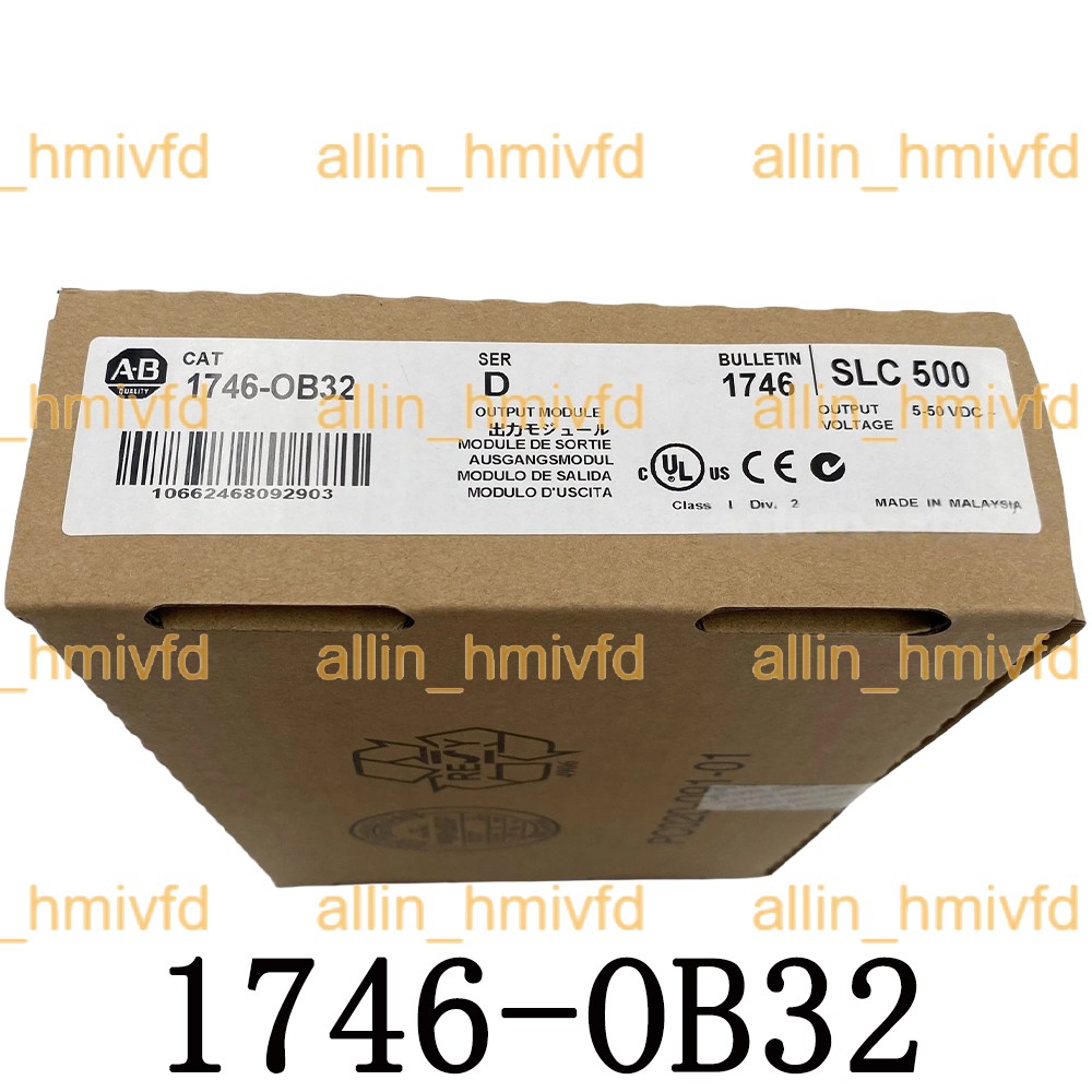 New Sealed AB 1746-OB32 SER D SLC 500 PLC Output Module