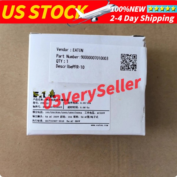 EATON MOLELLER PFR-10 Residual Current Relay Action Current 0.05-10A