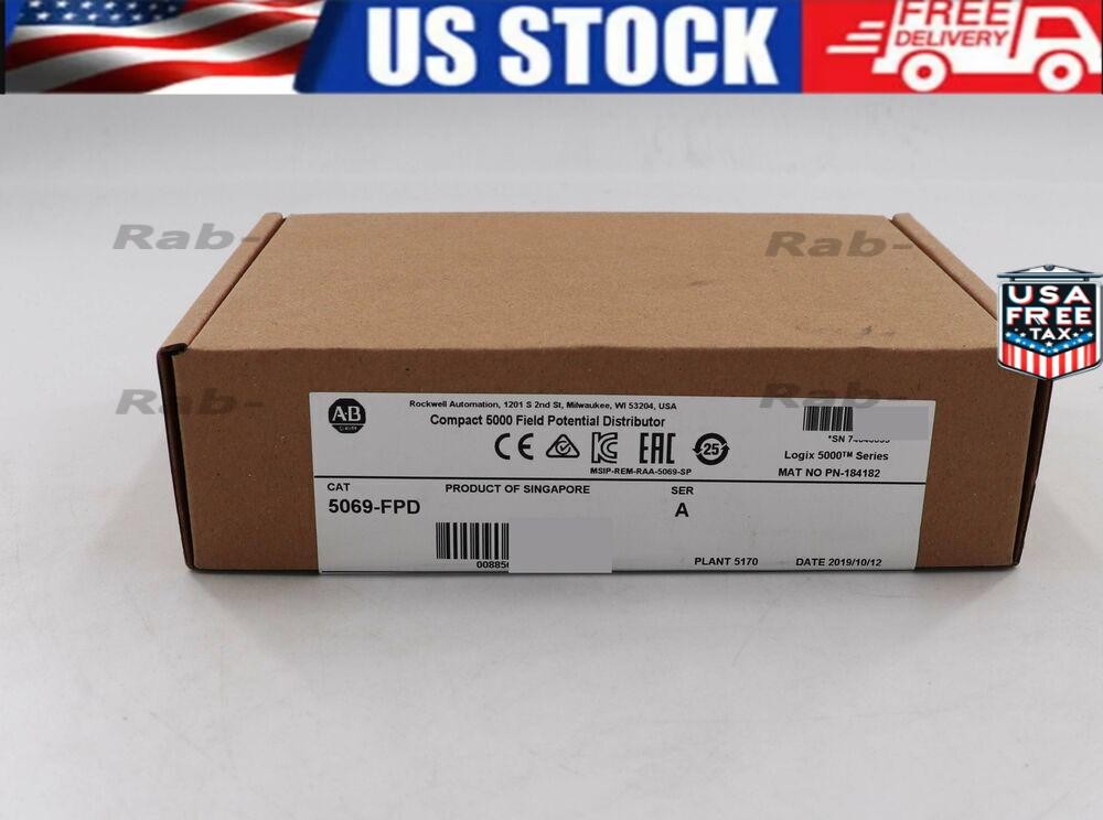 New Factory Sealed AB 5069-FPD Compact I/O Field Potential Distributor In Stock
