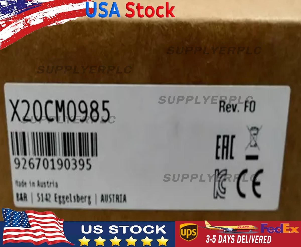 NEW B&R X20CM0985 PLC Module X20 CM 0985