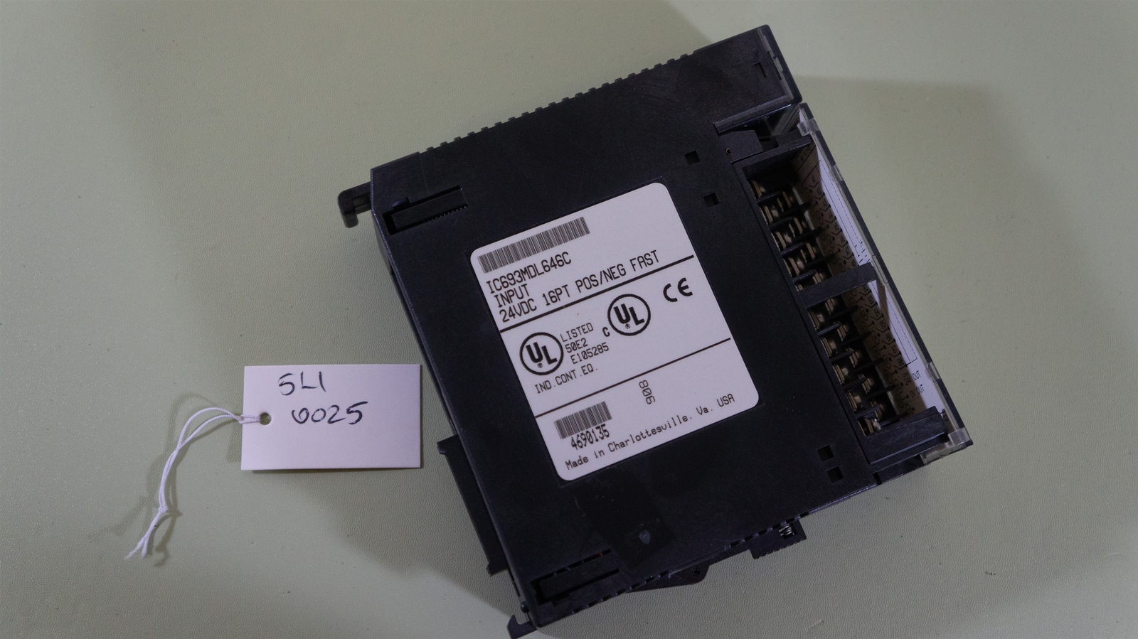 GE Fanuc IC693MDL646C Input Module 24VDC 16PT POS/NEG Fast