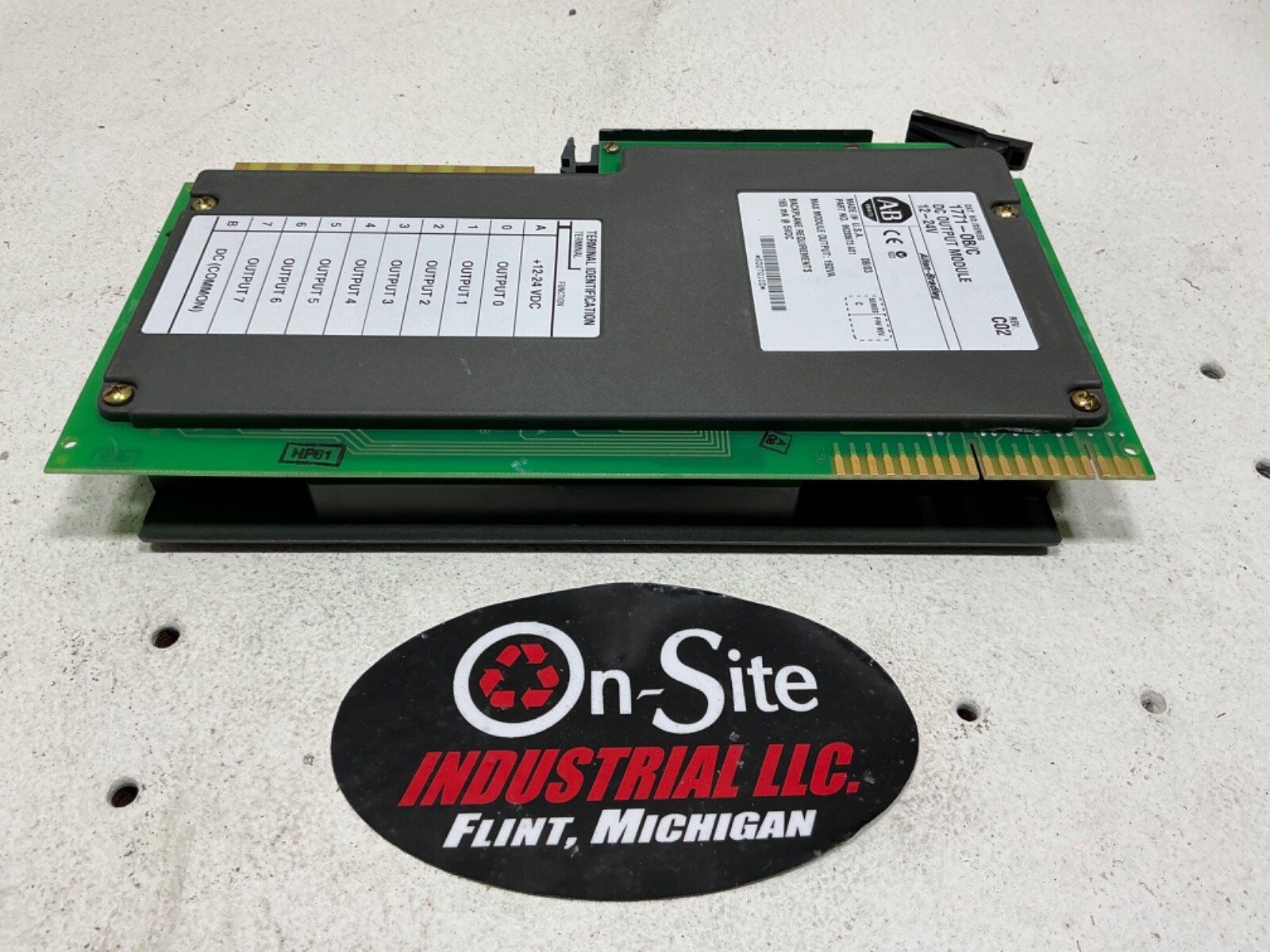 ALLEN-BRADLEY 1771-OB/C SERIES C REV C02 DC OUTPUT MODULE 12-24 V