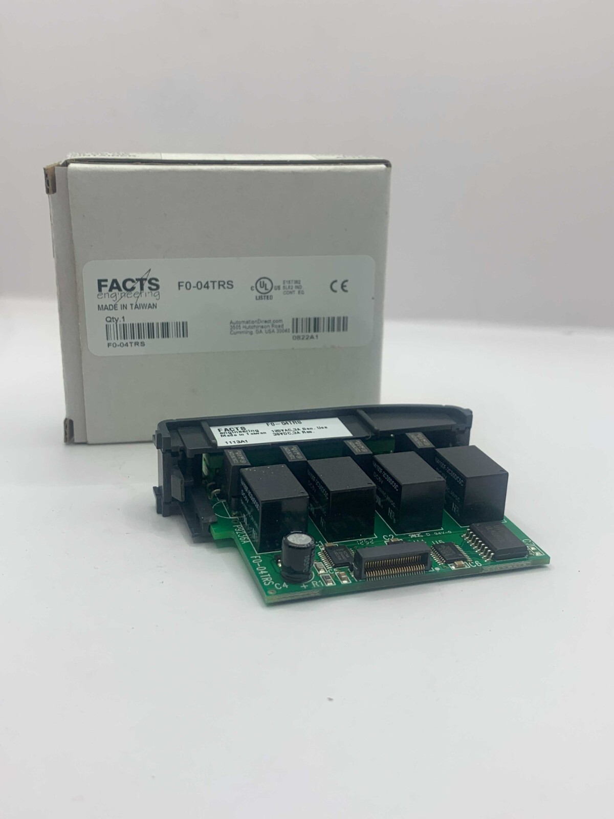 DirectLOGIC F0-04TRS DL05/06 relay output module, 4-point, 6-48 VDC/6-208 VAC