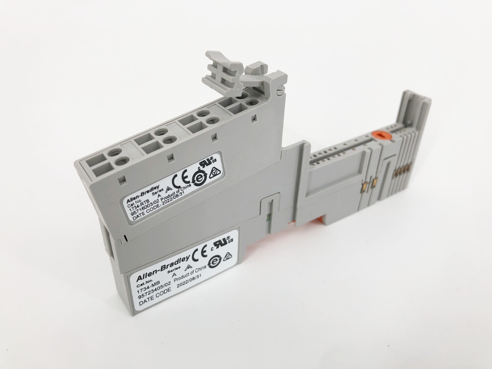 Lot of 5 New Allen Bradley 1734-TB Ser. A I/O Module Terminal Base