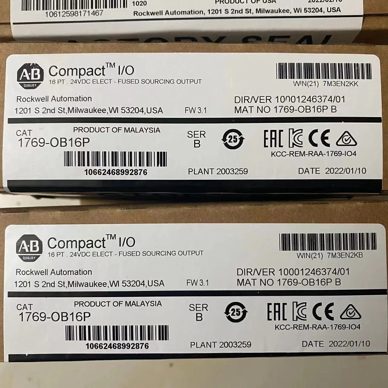 NEW Allen Bradley 1769-OB16P /B Compact I/O 16 Pt 24VDC Output Module 1769OB16P