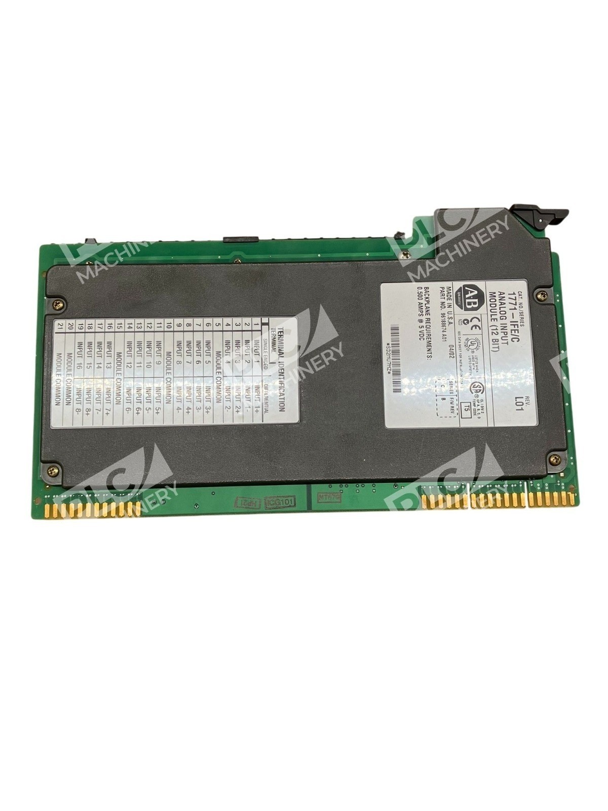 Allen-Bradley 1771-IFE/C Analog Input Module (12 Bit) PLC-5 1771 I/O 0.500A 5VDC