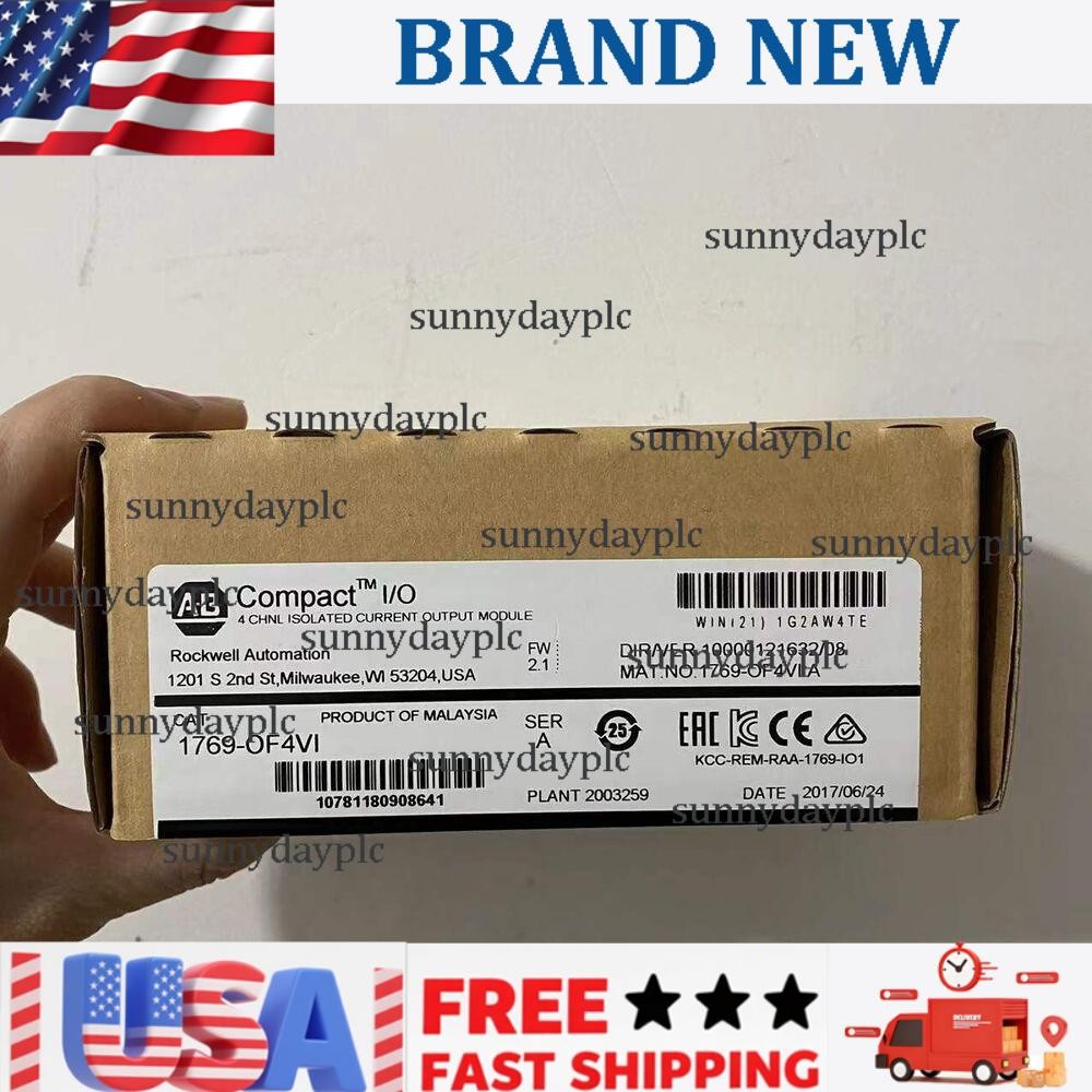 New Factory Sealed AB 1769-OF4VI Ser A CompactLogix A/O Voltage Module 1769OF4VI