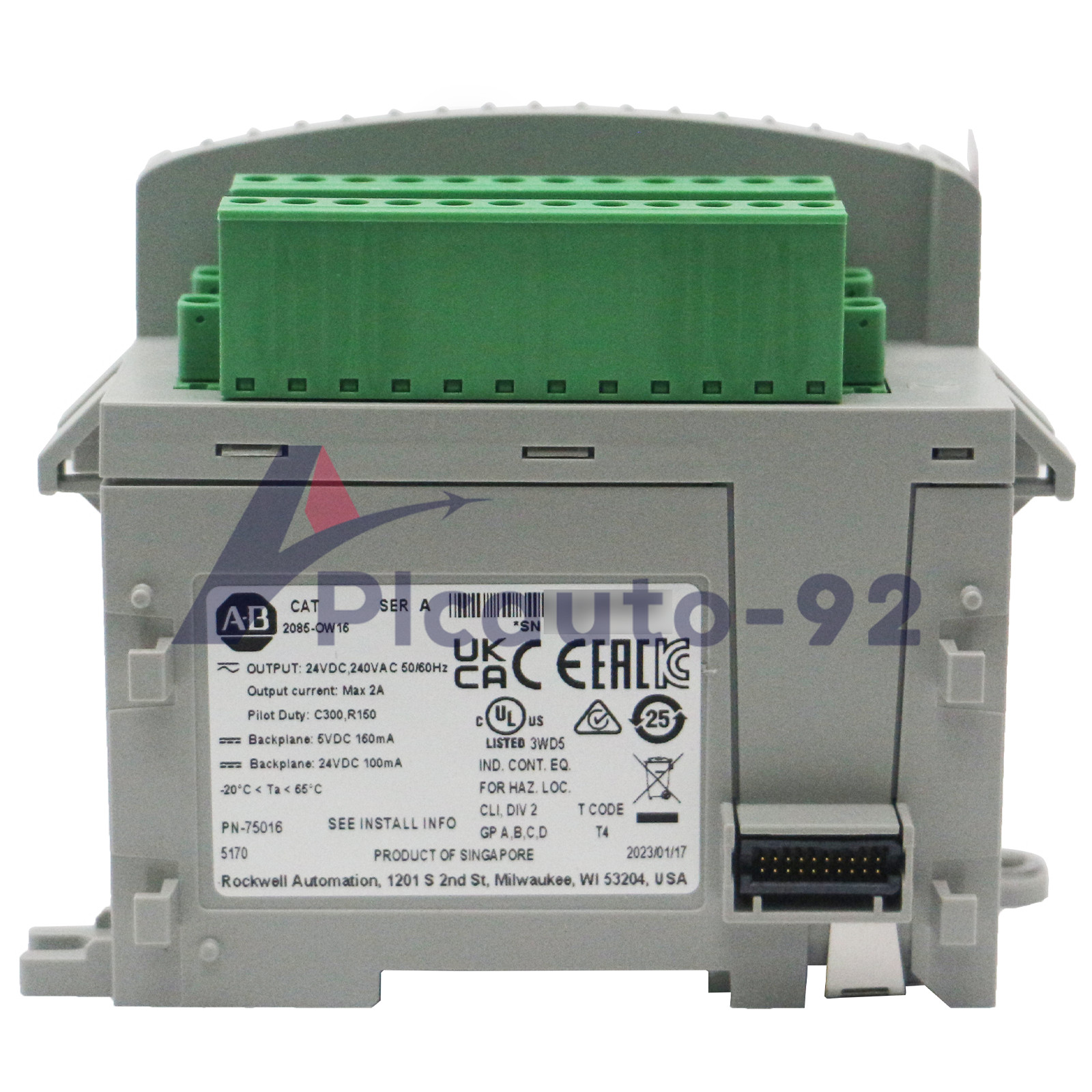 New Allen Bradley 2085-OW16 Micro850 Output Module 16 Point AB 2085OW16