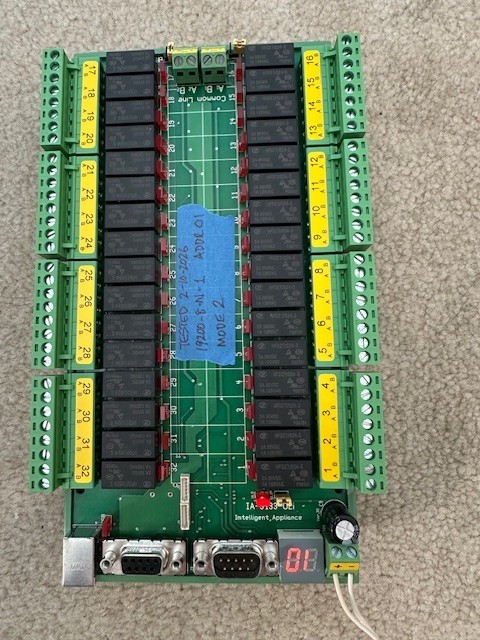 Intelligent Automation IA-3133-U2i 32 relay board, dual contact USB, RS-232