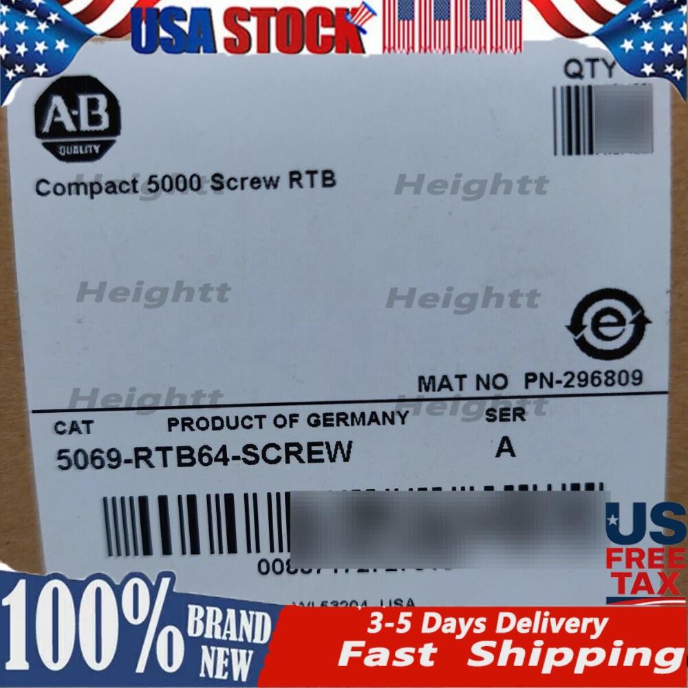 New Sealed AB 5069-RTB64-SCREW /A Compact 5000 Screw RTB US Free Tax