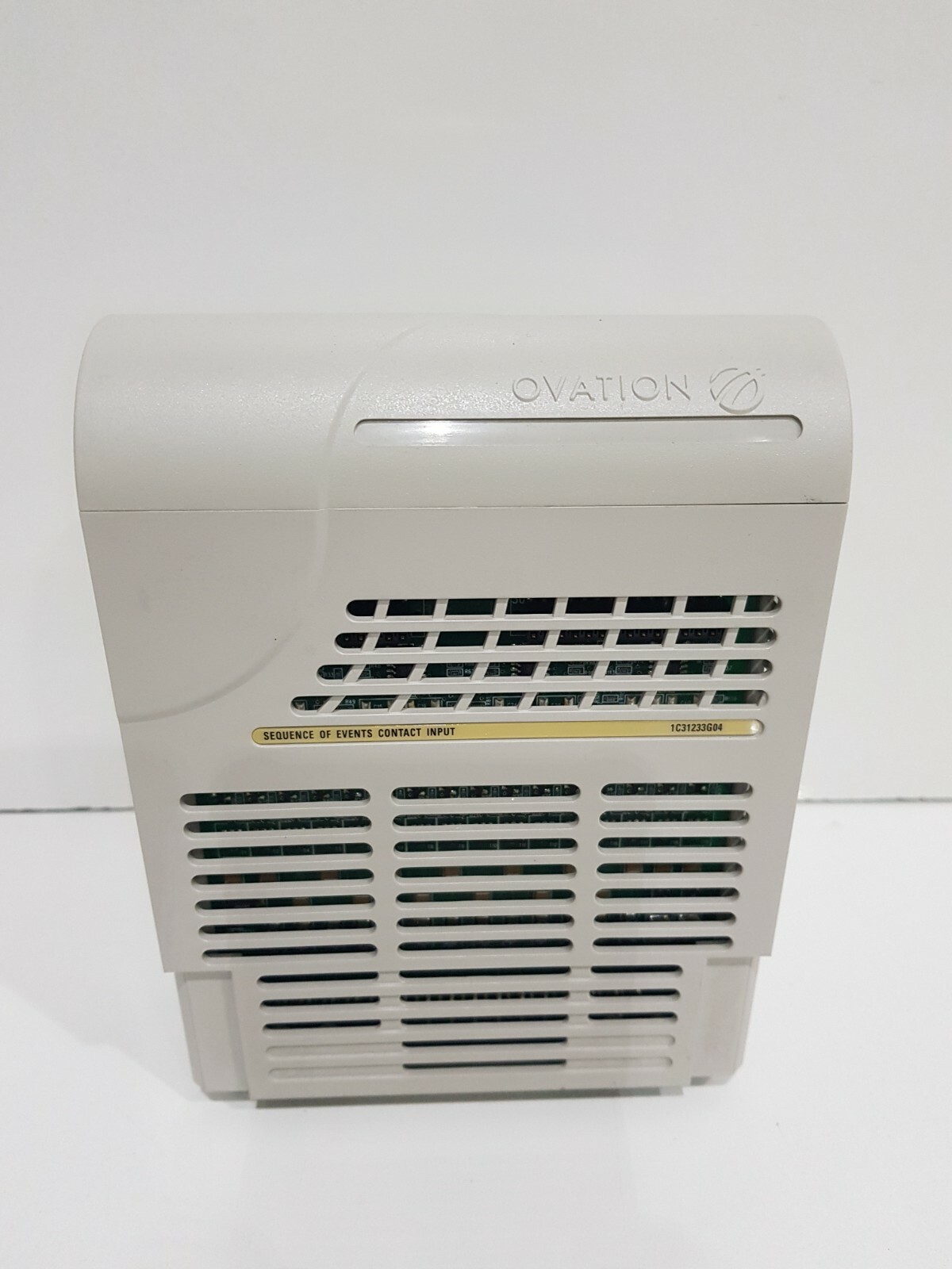 OVATION 1C31233G04 SEQUENCE OF EVENTS CONTACT INPUT
