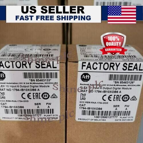 New Factory Sealed AB 1794-IB10XOB6 SER A Flex I/O Digital Combination Module