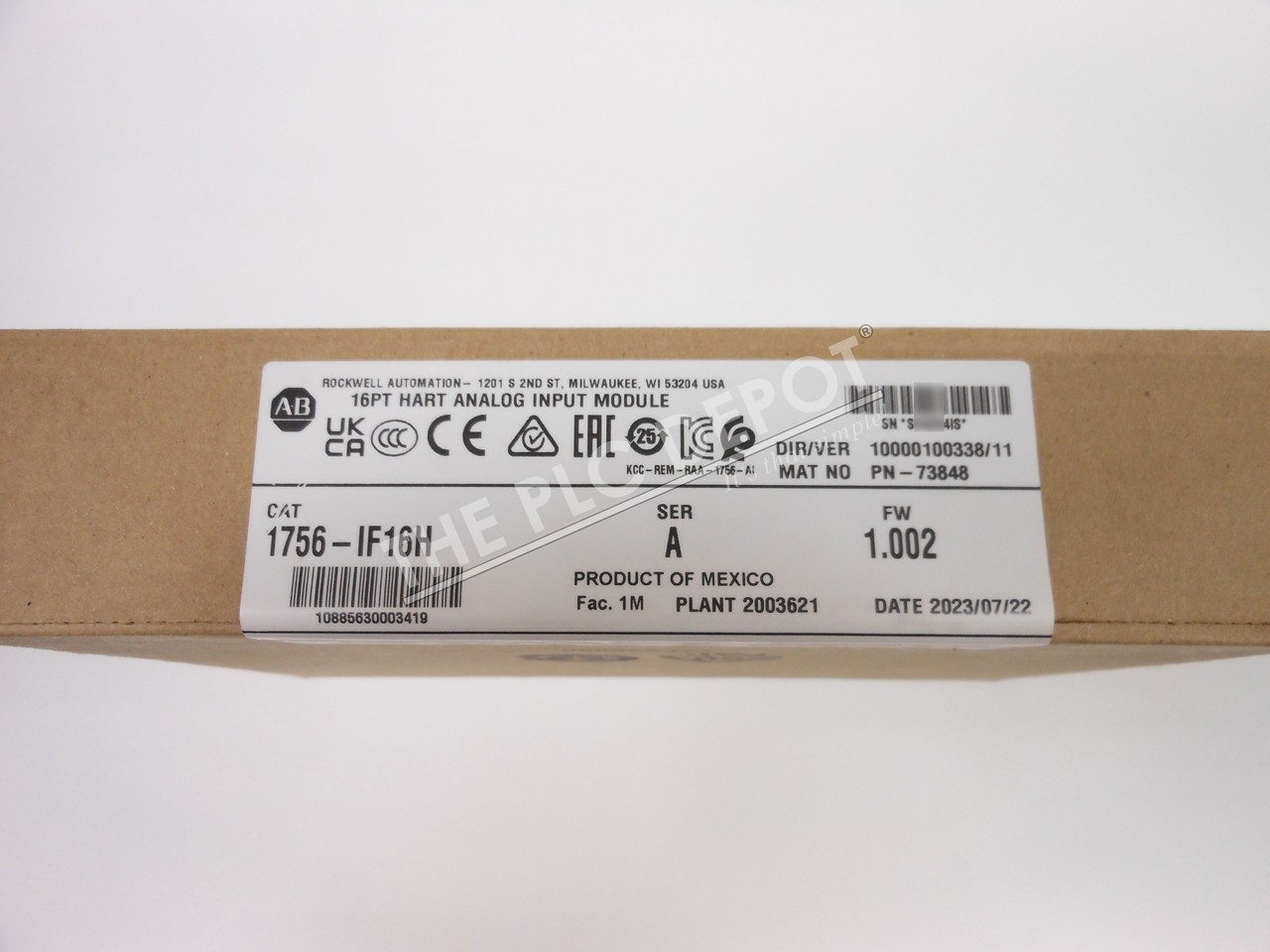 AUTHENTICITY GUARANTEED! 2023 SEALED Allen Bradley 1756-IF16H HART #QTY