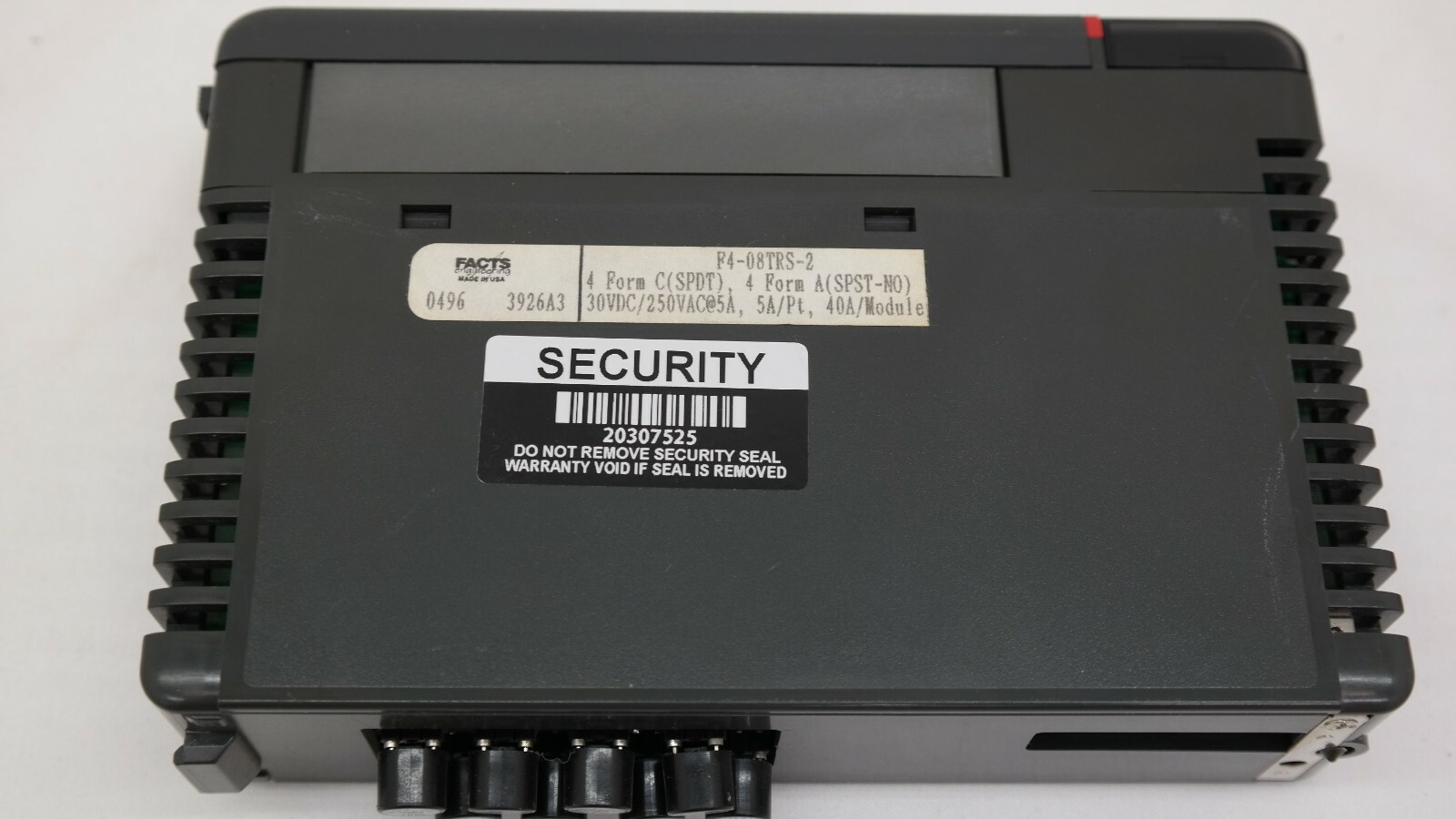 Facts Engineering F4-08TRS-2 Output Module Relay NaS