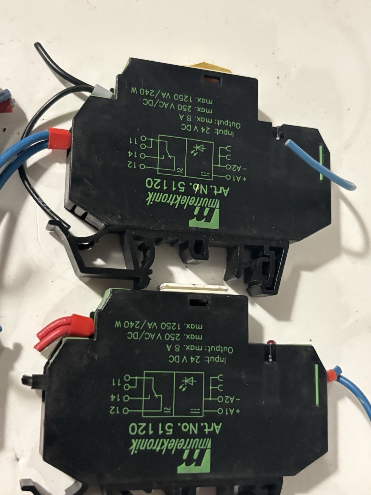 Lot (9) MURR Elektronik Interface Module 51 120 24VDC / 51120