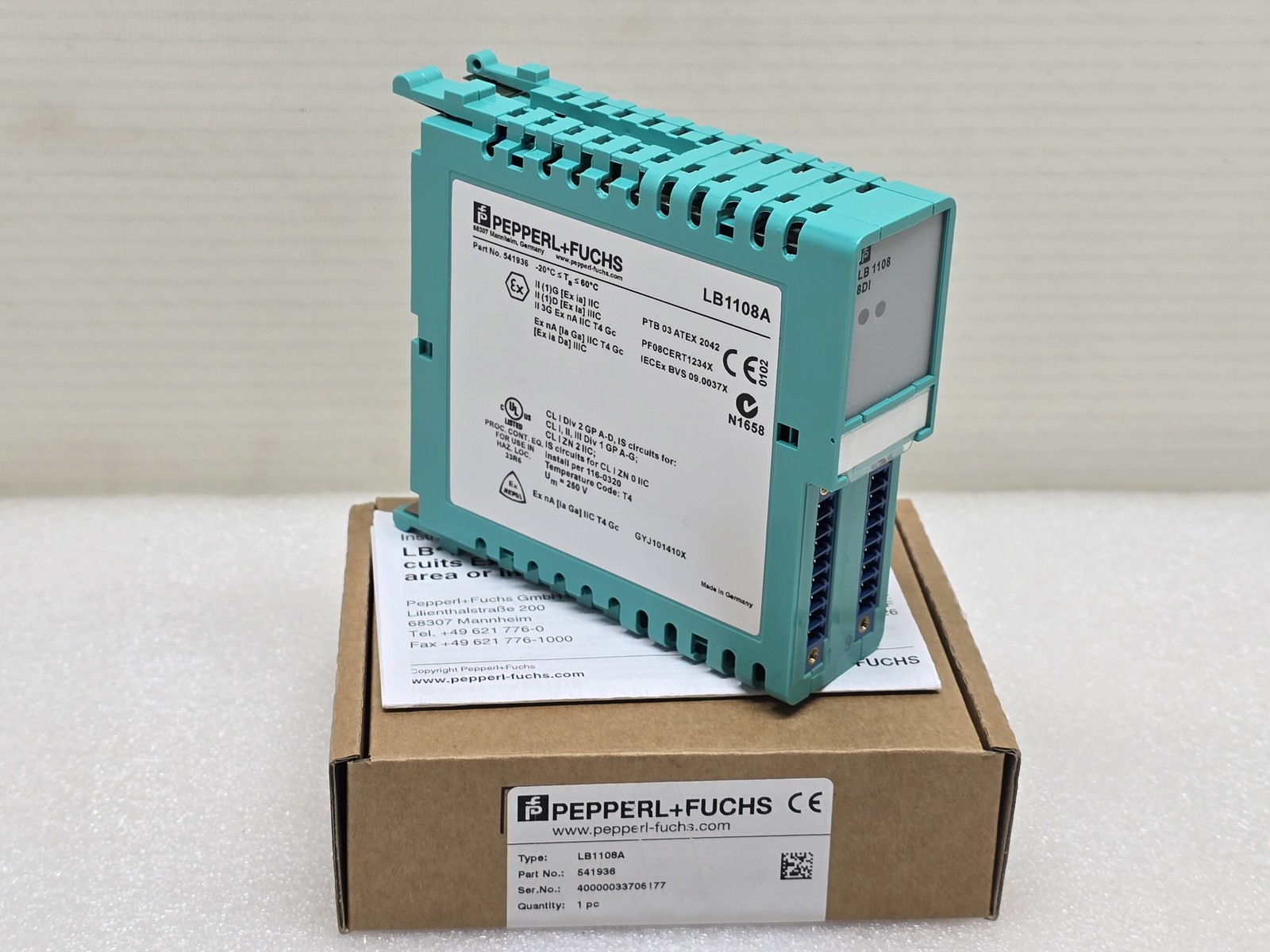 Pepperl+Fuchs LB1108A Digital Input Module, 541936