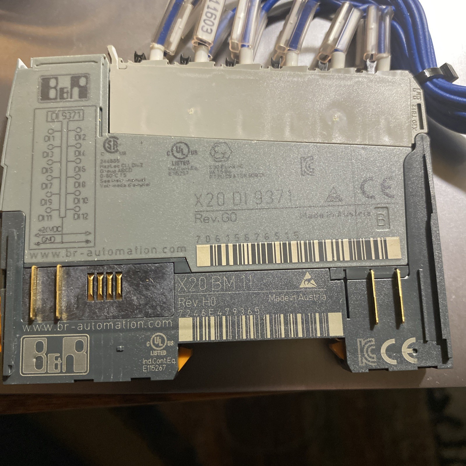 🔥B&R Automation X20 DI 9371 Digital Input Module, Used, Lot Of 6