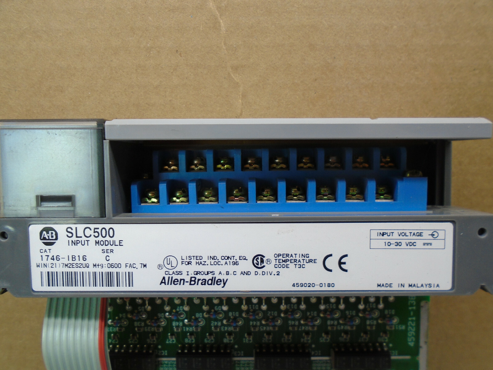 1746-IB16 /C Allen Bradley SLC 500 DC Input Module 17461B16