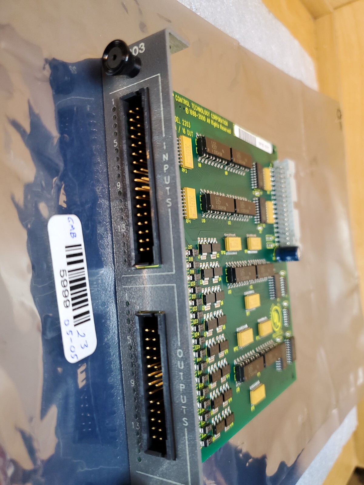 CONTROL TECHNOLOGY CT MODEL 2203 16 PT IN / 16 PT OUT 50-15031 D SHIPS TODAY
