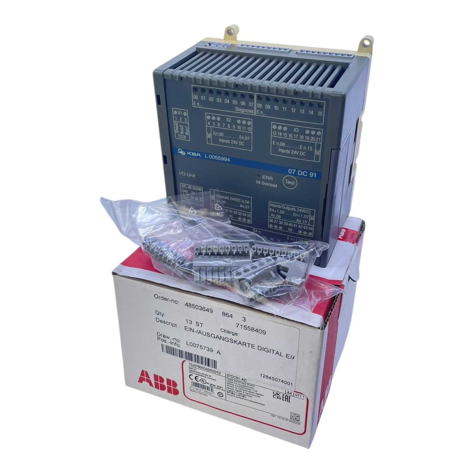 ABB 07DC91 I/O Module GJR5251400R3202 For Industrial Use Module