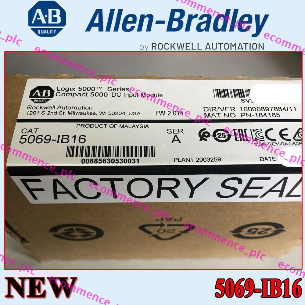 NEW PLC 5069-IB16 Logix 5000 Compact 5000 DC Input Module US Stock New