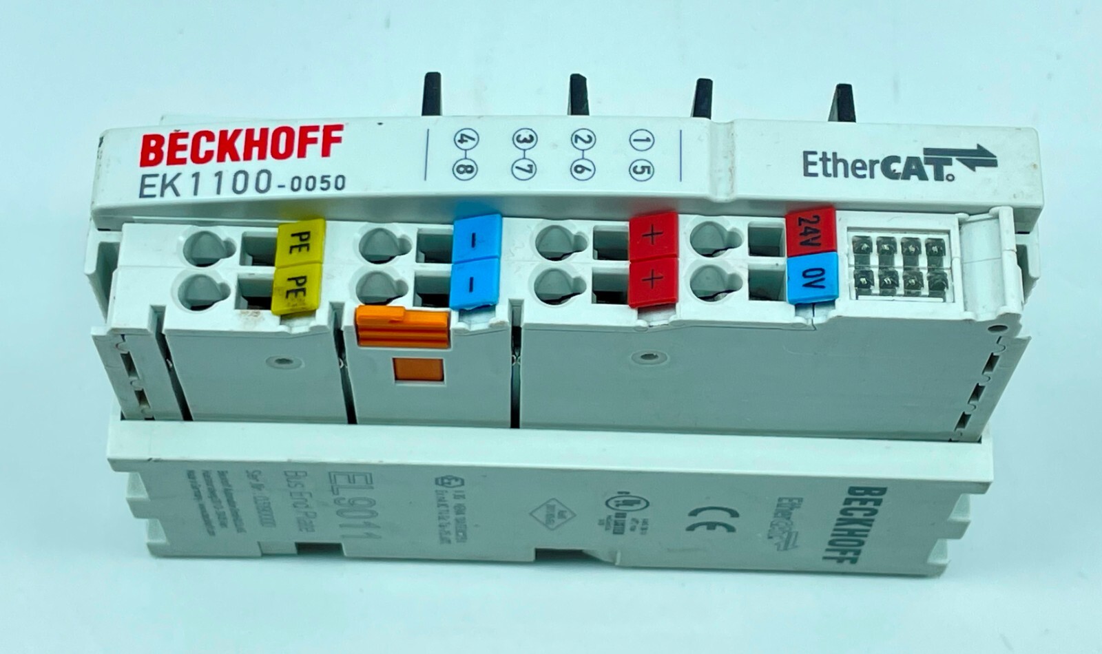 Beckhoff EK1100-0050 Couper EtherCAT Terminals 24 Vdc 100Mbit Transfer Rate