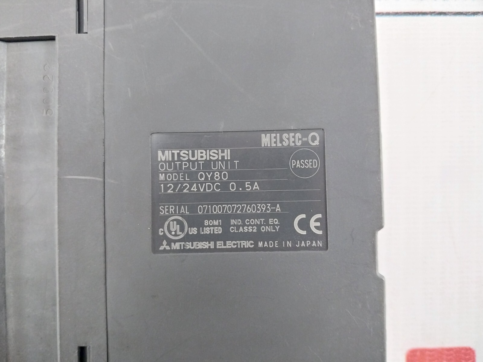Mitsubishi Electric QY80 PLC Q Series Output Unit 84546572-001
