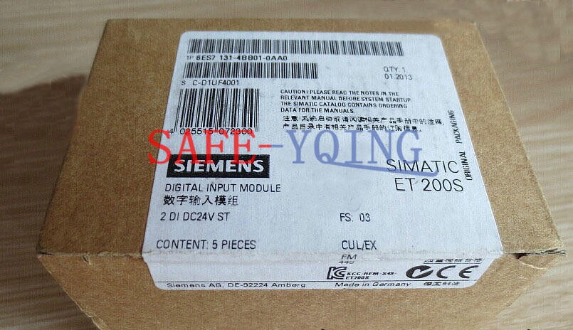 One Siemens Digital Input Module 6ES7131-4BB01-0AA0 6ES7131-4BB01-0AA0 New
