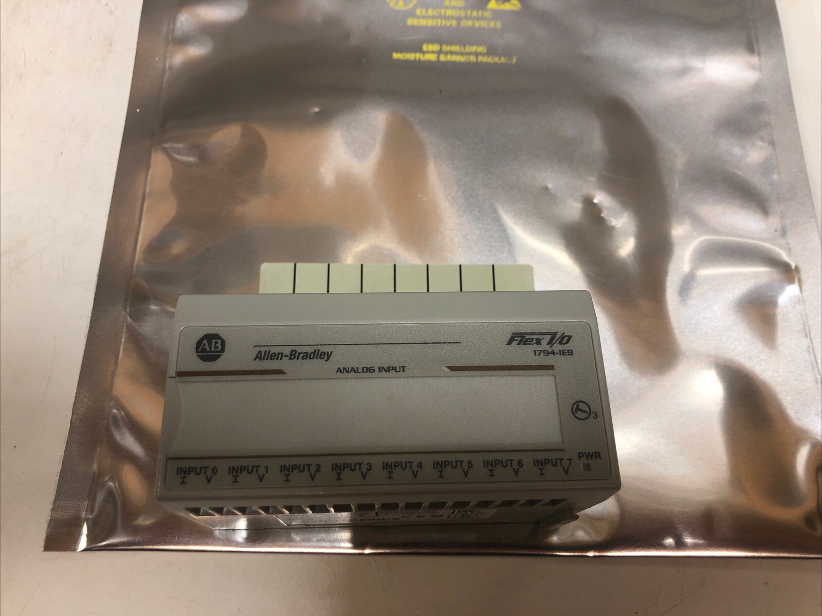 1 Used Allen Bradley 1794-IE8 Flex 8 Point Analog Input Module 96235874, 5-24VDC