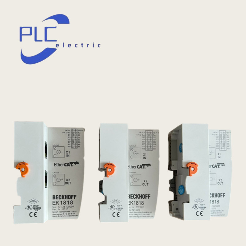 1PCS New Beckhoff EK1818 EtherCAT Coupler Integrated Digital Volume I/O 2-RJ45