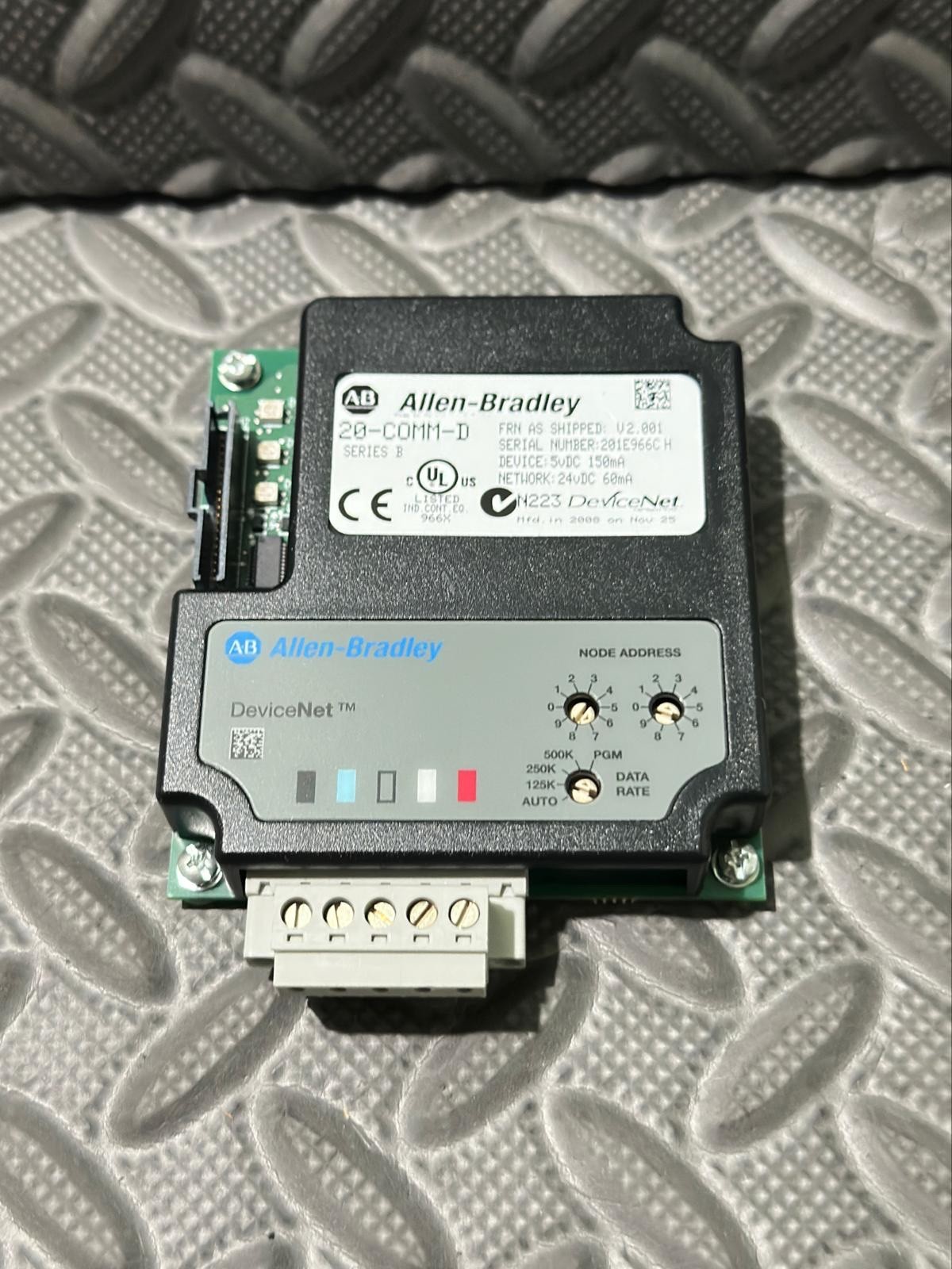 Allen-Bradley 20-COMM-D Series B DeviceNet Adapter Module PowerFlex Drive