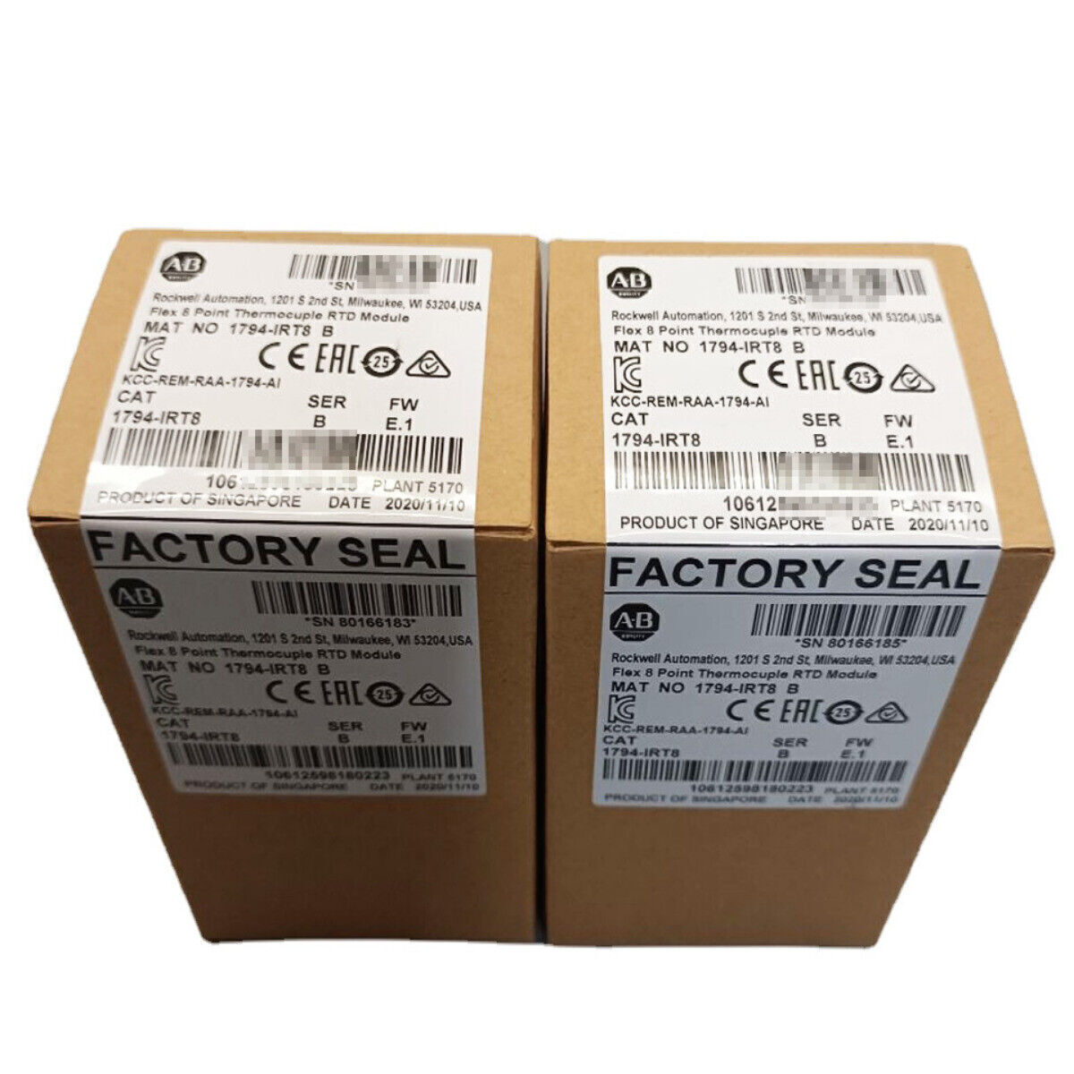 New Sealed 1794-IRT8 SER B Flex 8 Point Thermocouple RTD Module 1794IRT8 AB